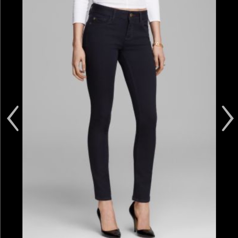 DL1961 Black Straight-Leg Jeans